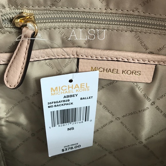 Michael Kors Med Backpack MiniLogo Ballet Rose W - Picture 6 of 6